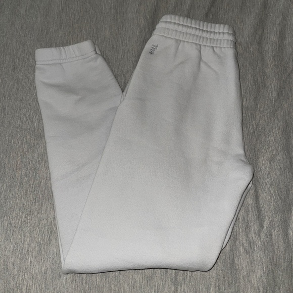 Aritzia Tna Cozy Fleece Perfect Sweatpants (mirror blue) - Picture 6 of 14